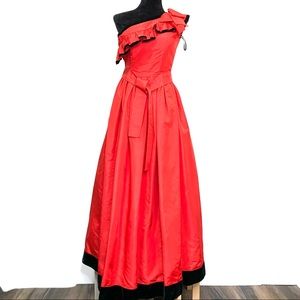 Vintage Albert Capraro One Sleeve Gown